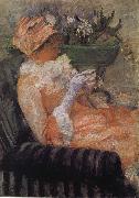 Mary Cassatt A cup of tea France oil painting artist